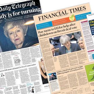 Les journaux britanniques soulignent l'impasse dans laquelle se trouve Theresa May