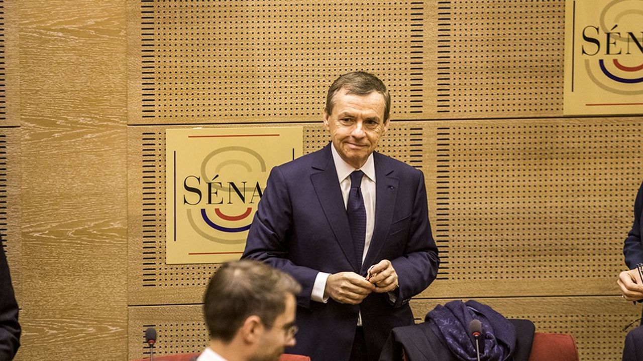 Alain Weill, le PDG de SFR, ce mercredi 12 décembre devant la Commission des affaires économiques du Sénat.