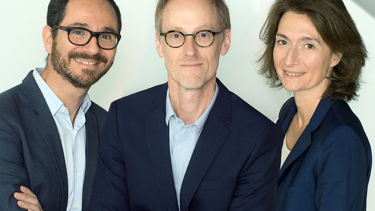De gauche à droite : Rémi Droller, Thierry Laugel et Vanessa Malier, les trois associés de Kurma Partners.