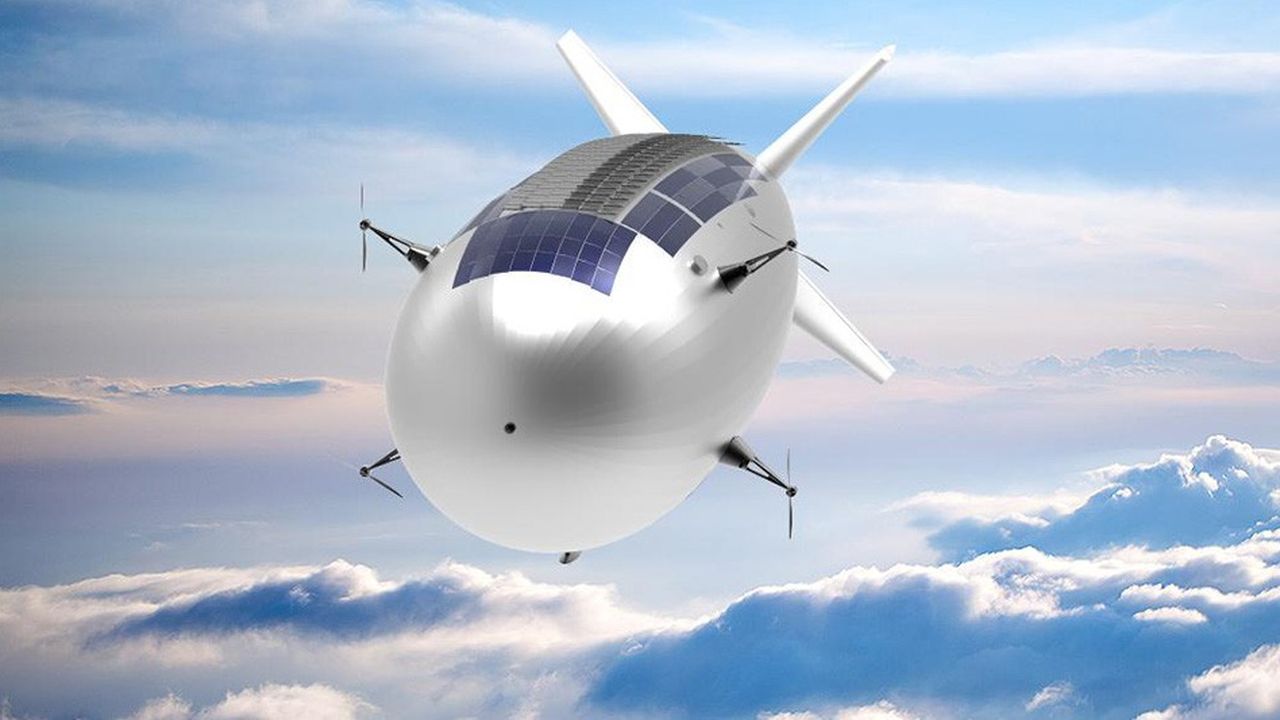 Un premier démonstrateur technologique, modèle réduit, du dirigeable stratosphérique Stratobus volera en 2019.