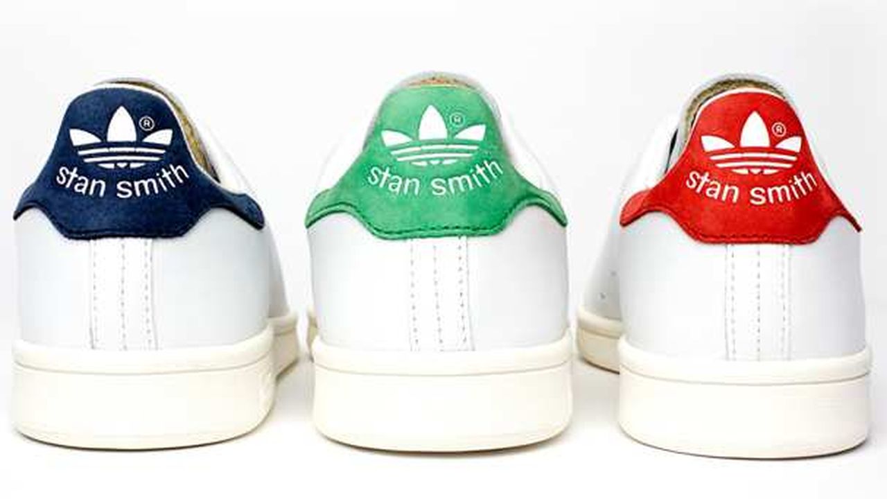 stan smith languette rouge