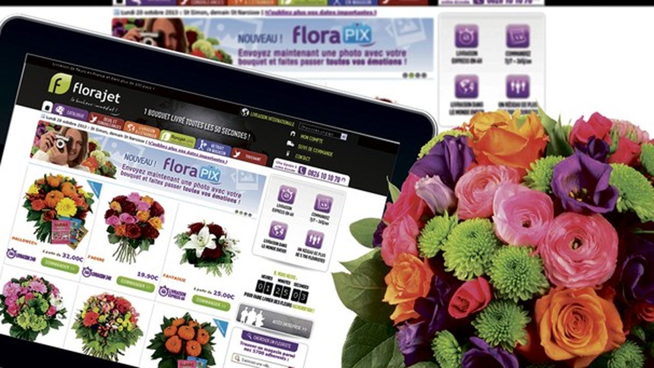 Florajet s'allie à Téléfleurs pour être leader de la distribution florale |  Les Echos