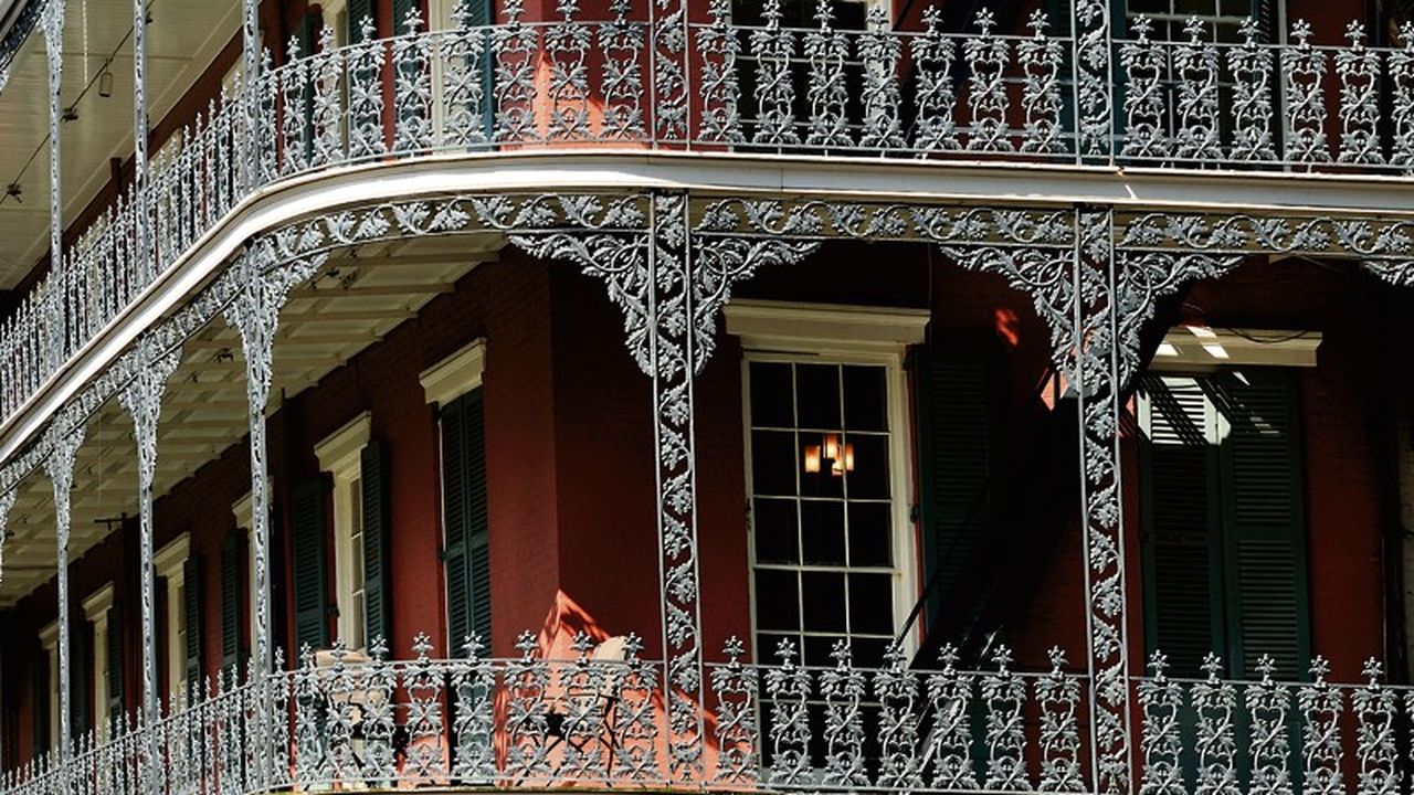 balcons en fer forgé de la Nouvelle Orléans