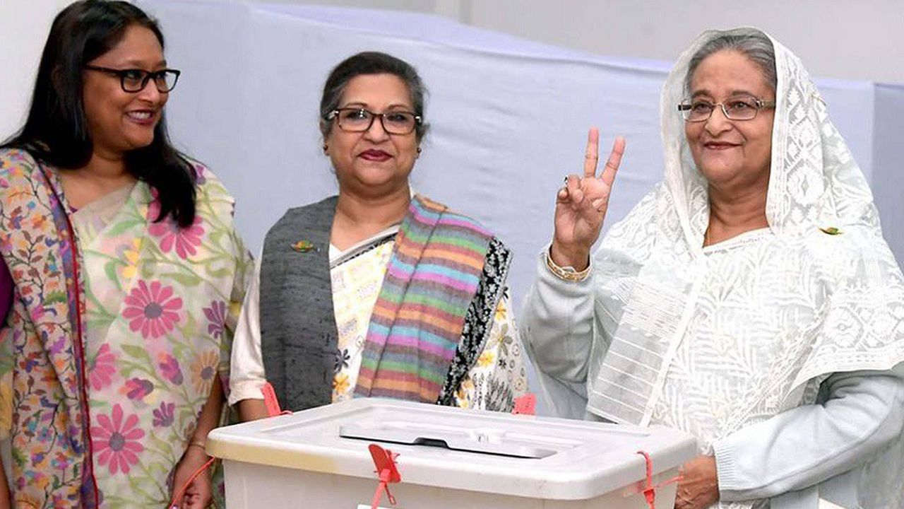 La coalition de Sheikh Hasina a obtenu 288 des 300 sièges du Parlement monocaméral