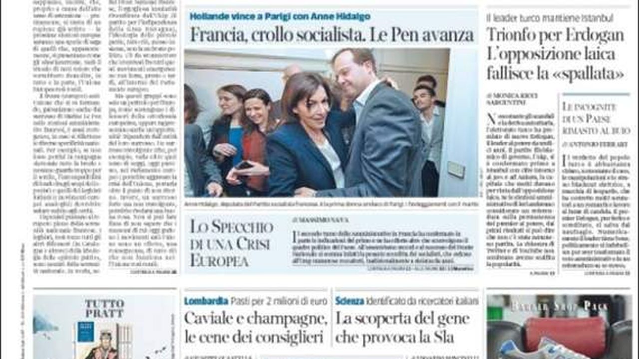 La Presse Italienne Stigmatise La «débâcle» De La Gauche Française ...