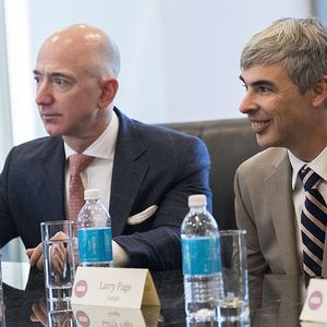 Jeff Bezos, Larry Page et Sheryl Sandberg. 