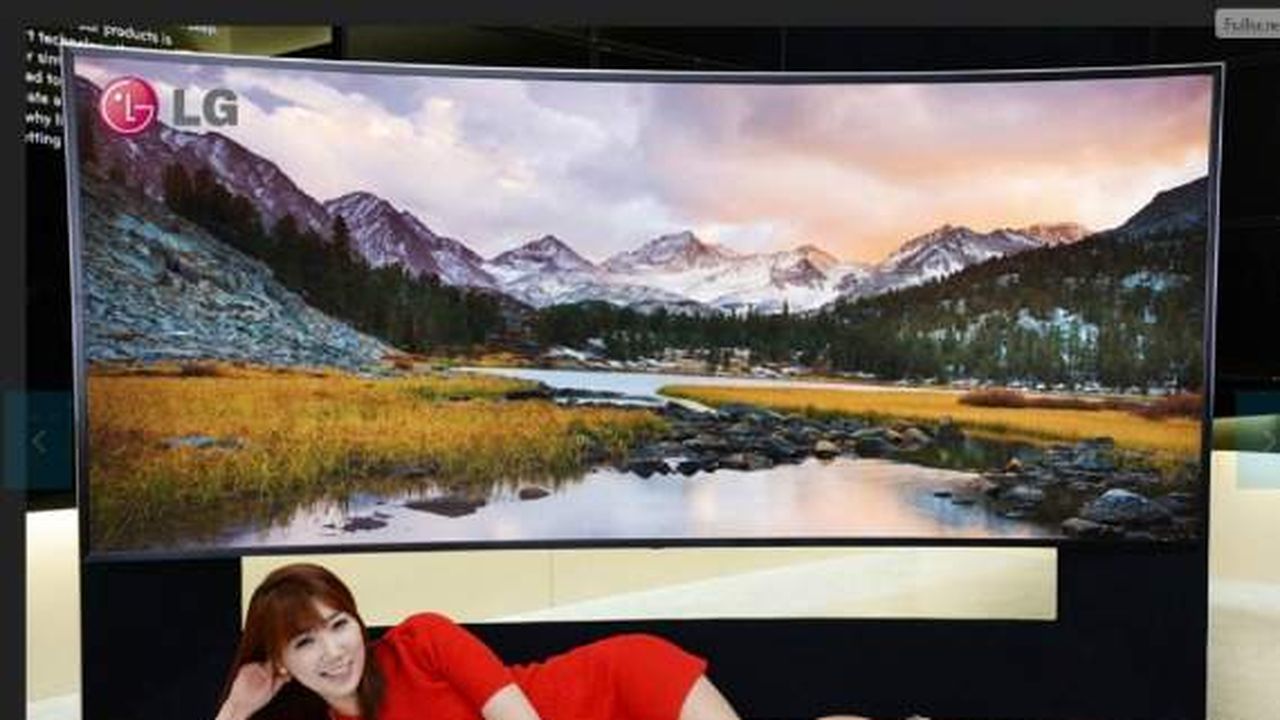 Télévision : LG présente le plus grand écran incurvé au monde