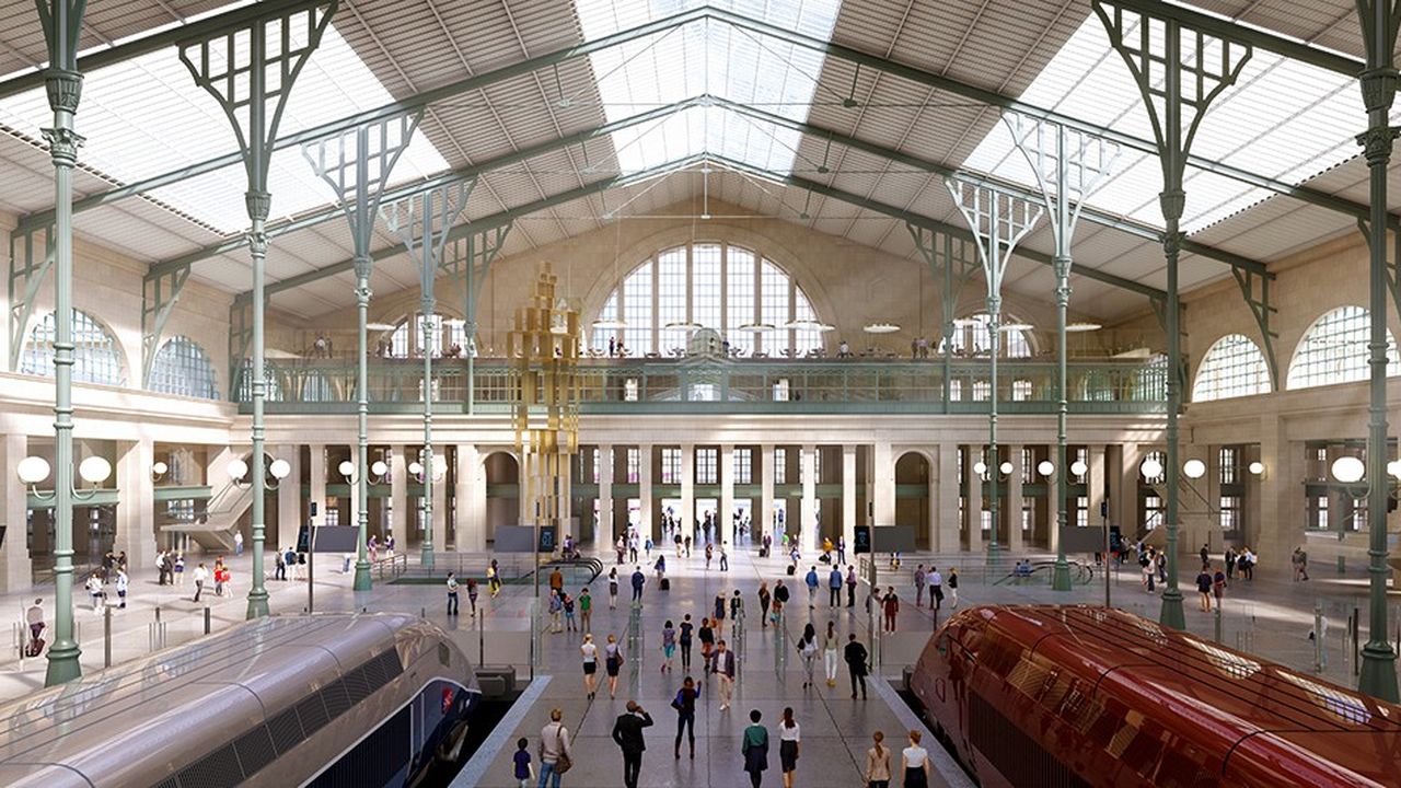 Près de 600 millions d'euros de travaux sont programmés pour tripler les espaces de la gare.