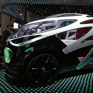 Le concept-car de Mercedes Vision Urbanetic présenté cette semaine au CES de Las Vegas.