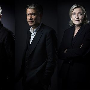 Jean-Luc Mélenchon (LFI), Olivier Faure (PS), Marine Le Pen (RN) et Laurent Wauquiez (LR).