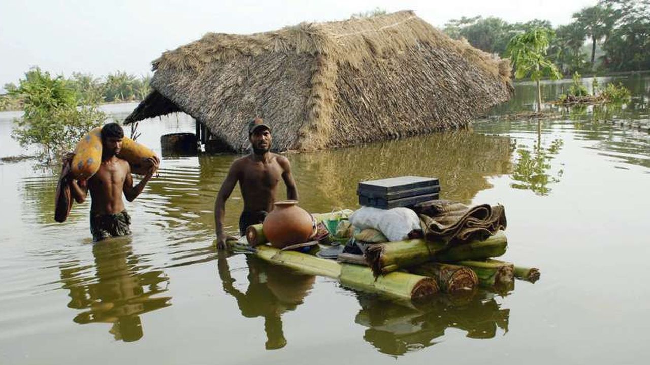 Réfugiés climatiques le Bangladesh submergé Les Echos