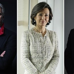 Andrea Orcel (ex-UBS), Ana Botín (Santander), Axel Weber (UBS).