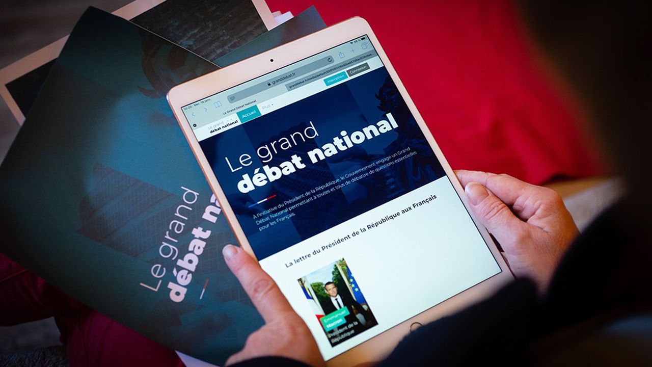 A partir du 21 janvier, les Français pourront contribuer directement sur le site du Grand débat national