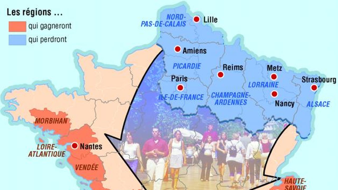 La nouvelle carte de France de l'immobilier  Les Echos