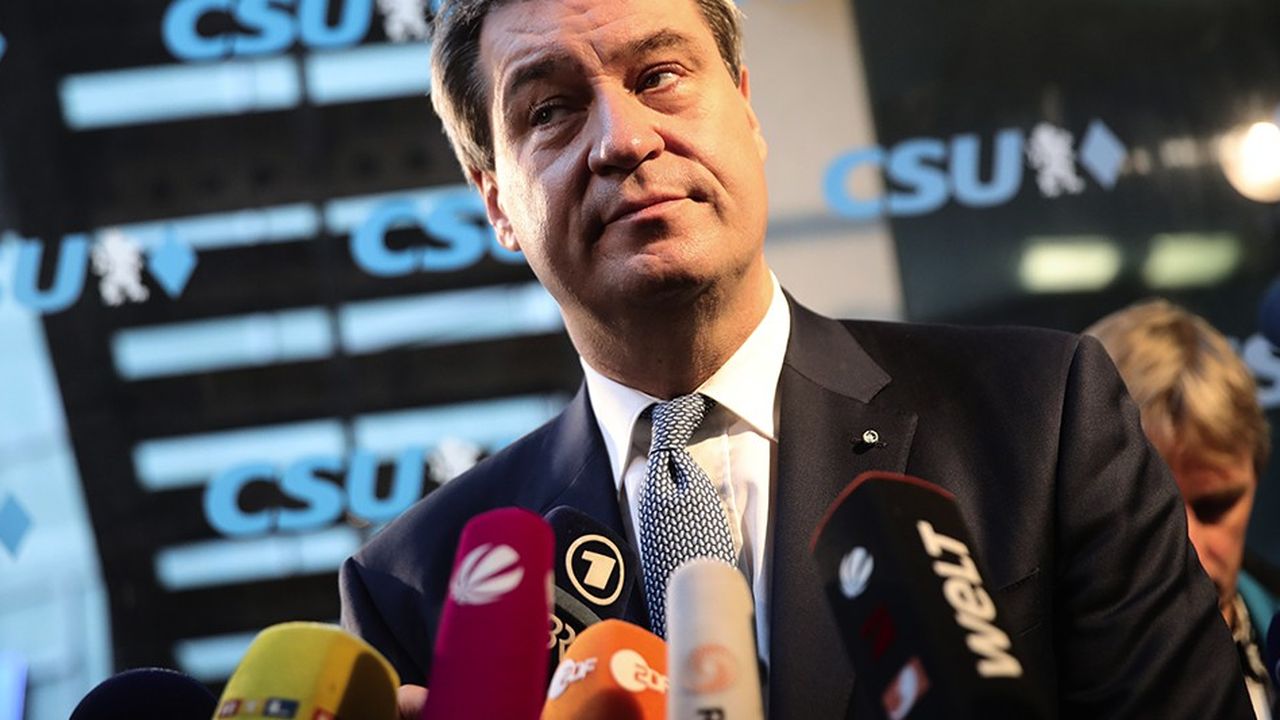 Seul candidat à la présidence de la CSU, Markus Söder n'a obtenu que 87,4 % de voix samedi alors qu'il espérait dépasser les 90 %