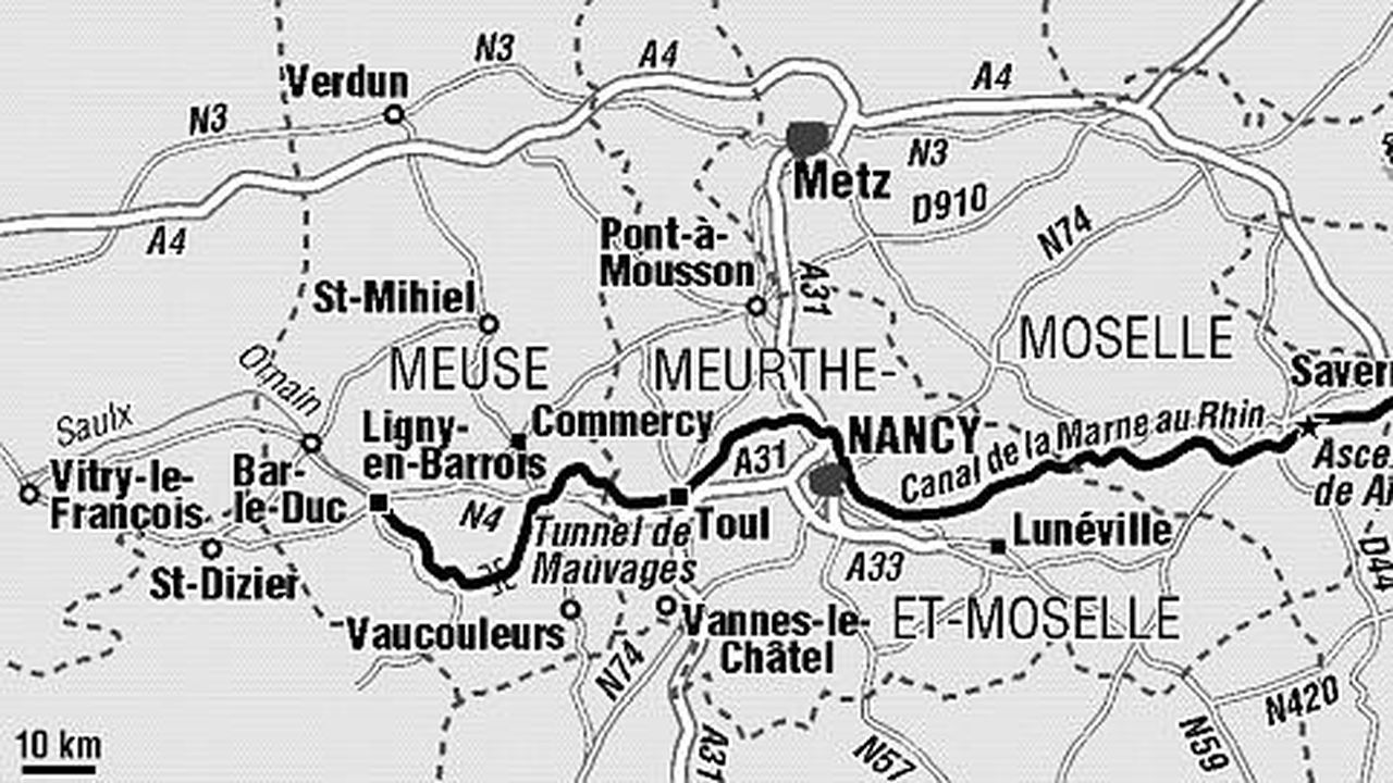 Le canal de la Marne au Rhin coule entre cristal et faïence | Les Echos