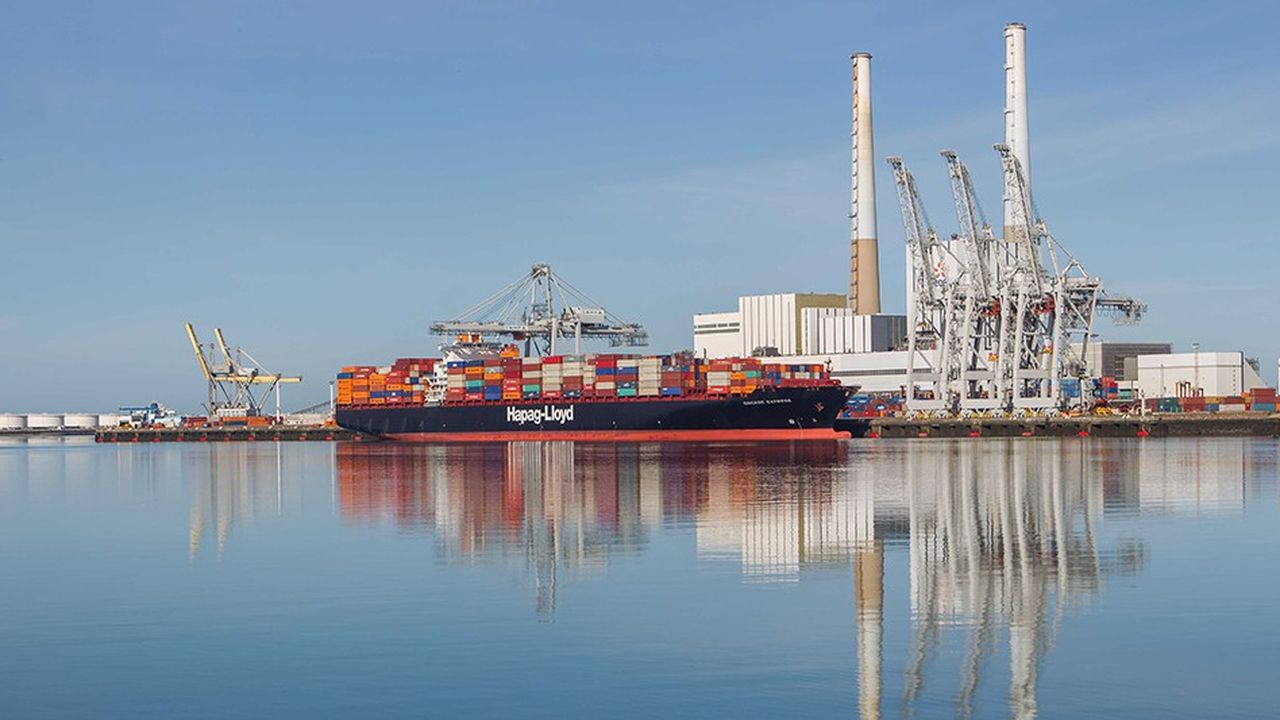 Le Havre est le premier port français de conteneurs.