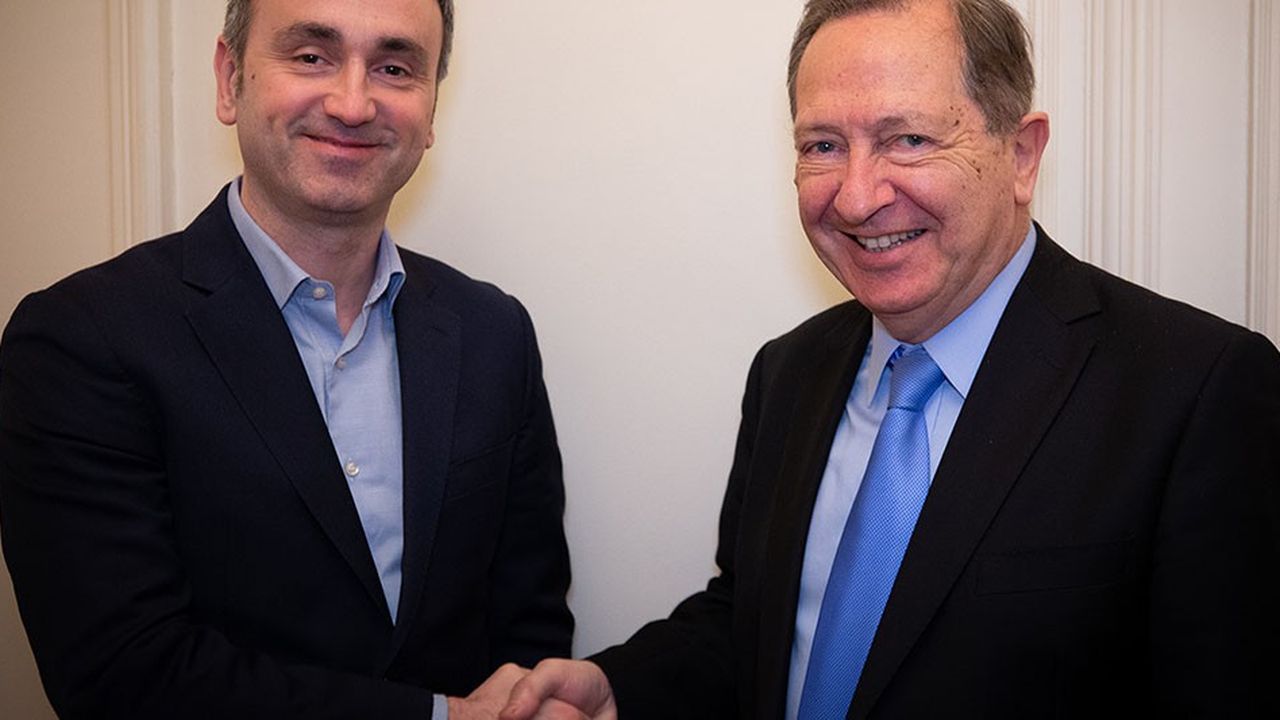 Ludovic Bourg (à gauche), président fondateur de Lorenz & Hamilton, a scellé une alliance avec Patrick Laredo, président fondateur d'X-PM, leader français sur le segment premium du management de transition.