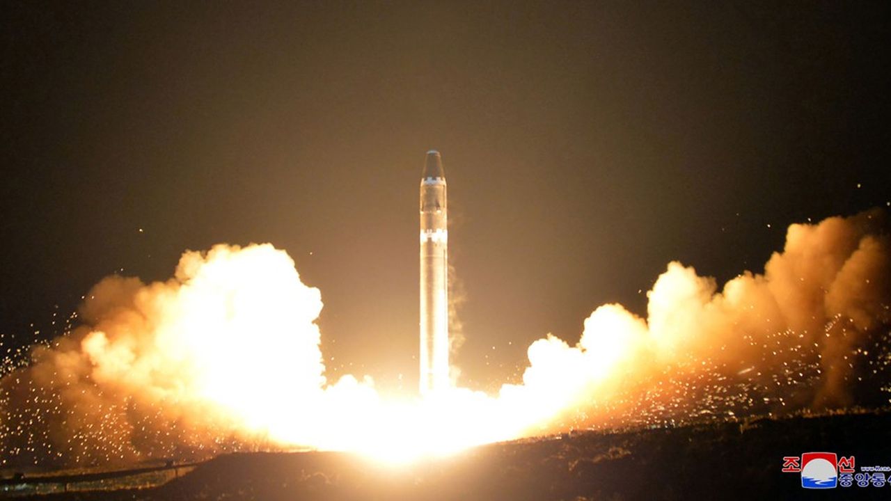 La Corée du Nord avait lancé, le 30 novembre 2017, un missile Hwansong-15, capable d'atteindre les Etats-Unis