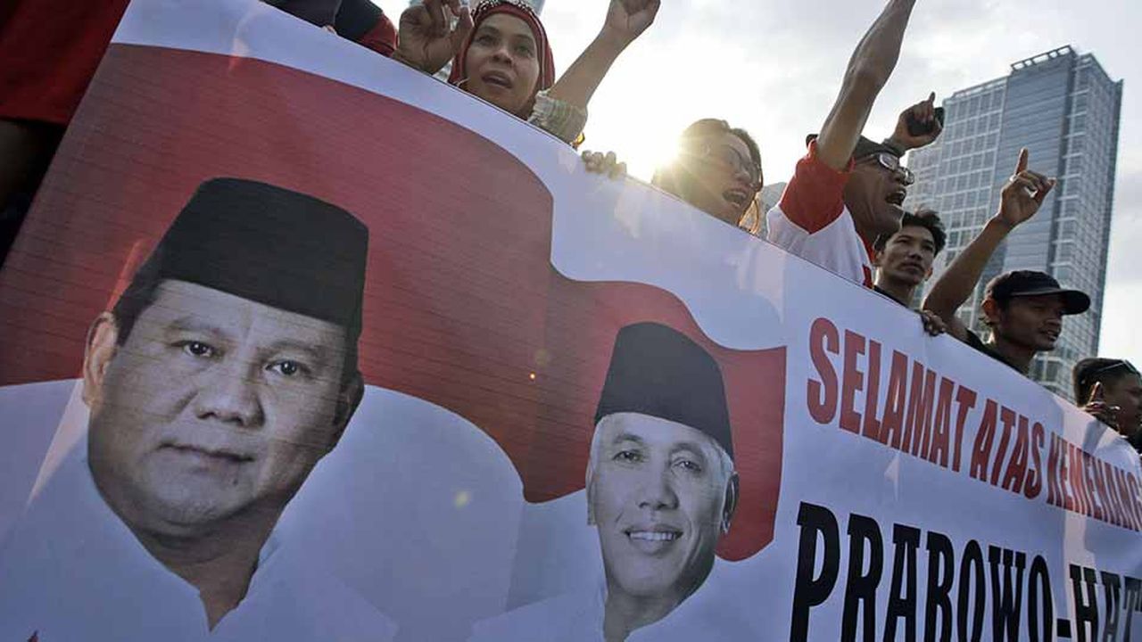 Déjà en 2014, Joko Widodo s'est retrouvé face à Prabowo Sabianto.