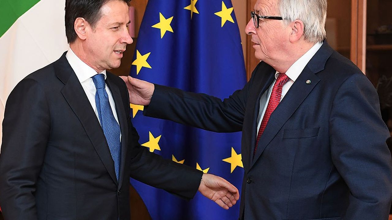 Le président du Conseil italien, Giuseppe Conte, a rencontré le président de la Commission européenne, Jean-Claude Juncker, mardi, avant de prononcer un discours et de débattre devant le Parlement européen à Strasbourg.