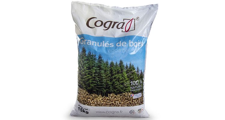 Les deux usines de Cogra produisent environ 120.000 tonnes de granulés bois par an.