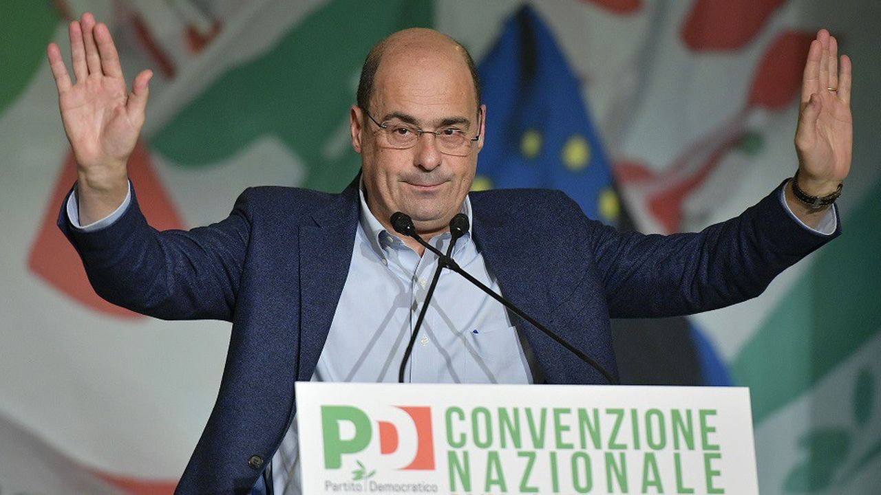 Nicola Zingaretti était largement favori du scrutin pour prendre la direction du parti de centre-gauche