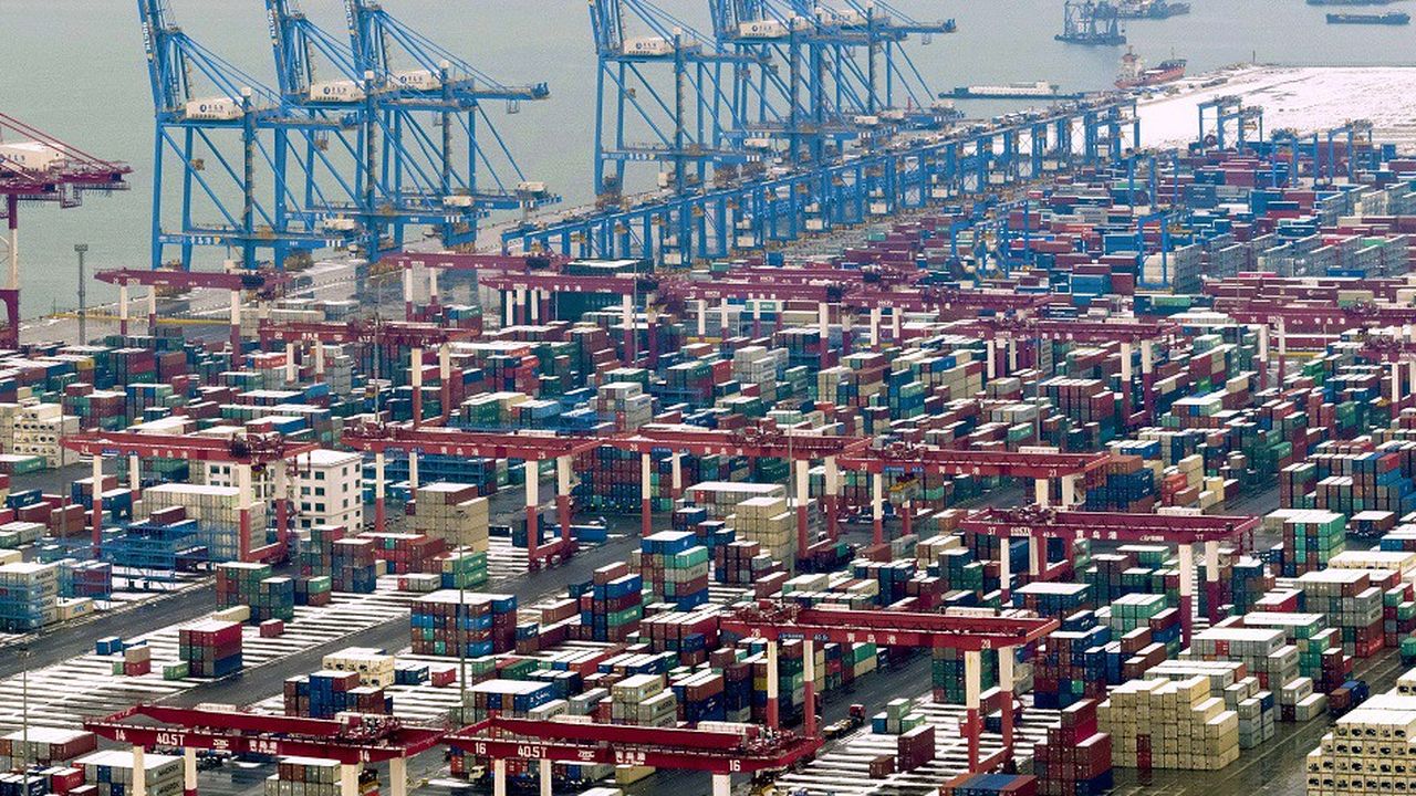 La Chine a enregistré en février un excédent commercial inhabituellement bas, à 4,12 milliards de dollars.