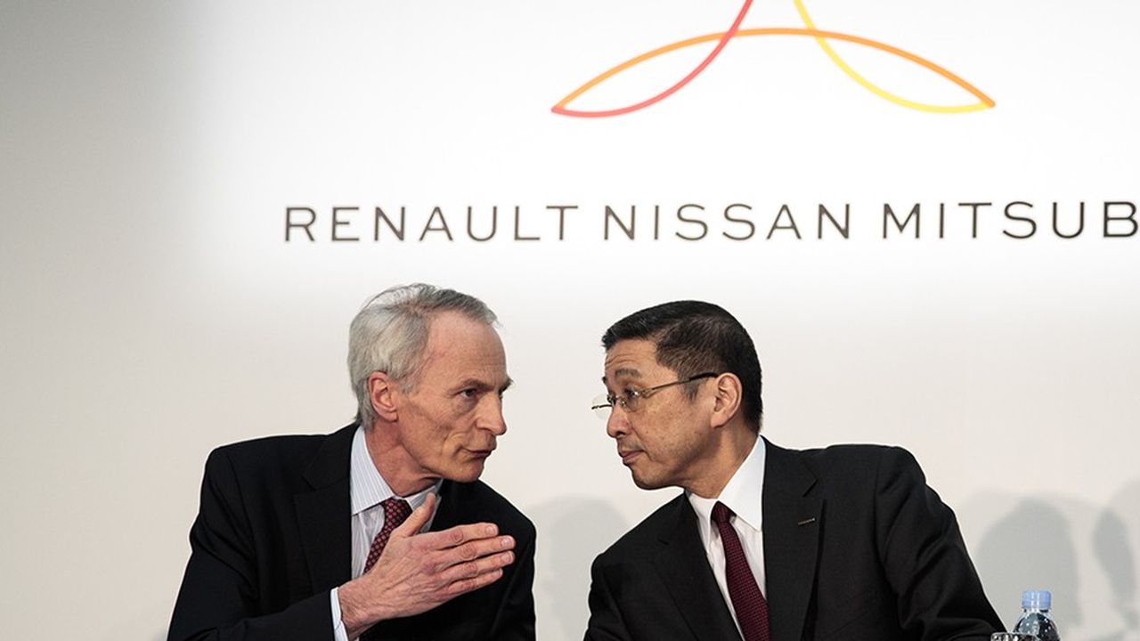 La partie japonaise de l'Alliance Renault-Nissan-Mitsubishi a été soulagée d'entendre Jean Dominique Senard (à gauche sur l'image) annoncer formellement, pour la première fois, qu'il n'occuperait pas la présidence de Nissan