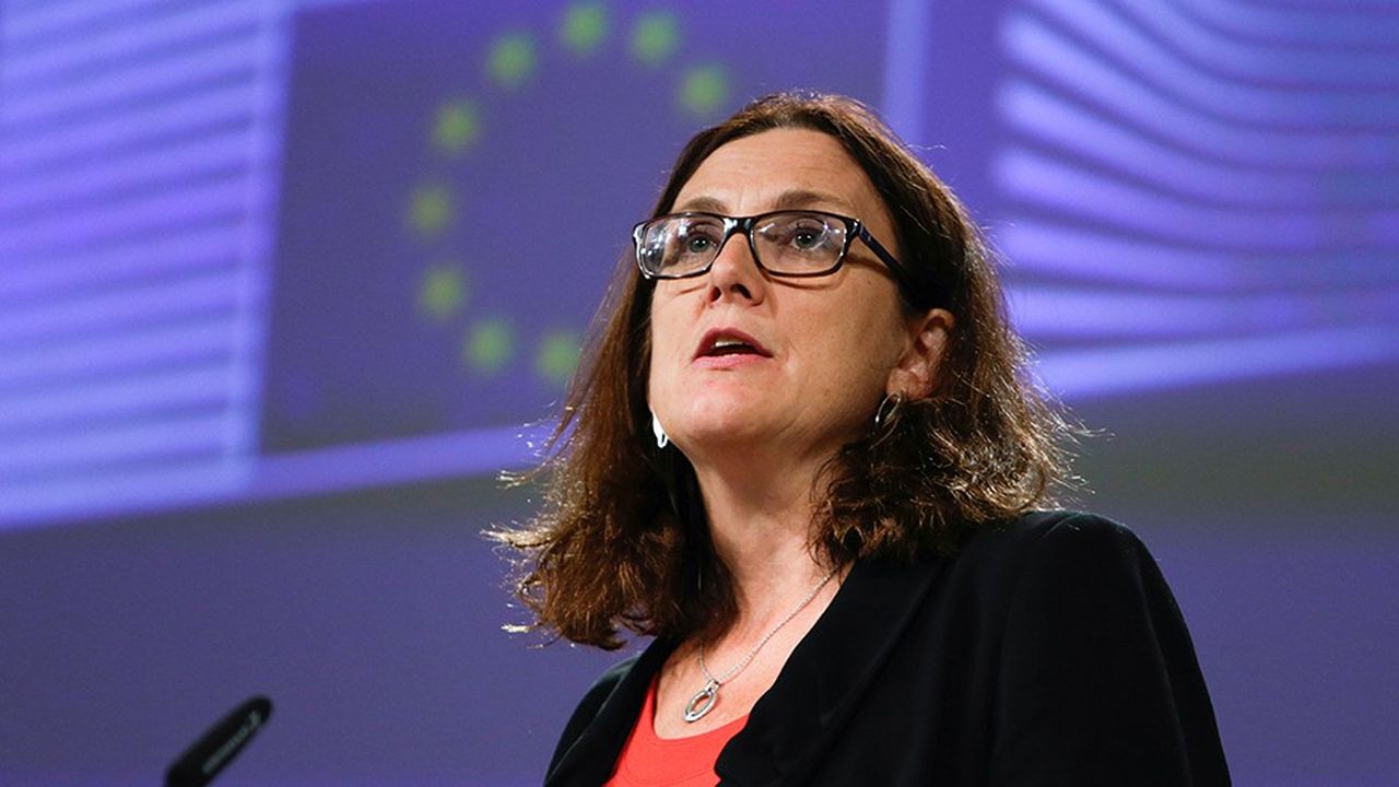 Cecilia Malmström, la commissaire européenne au Commerce, qui doit mener les négociations avec les Etats-Unis.