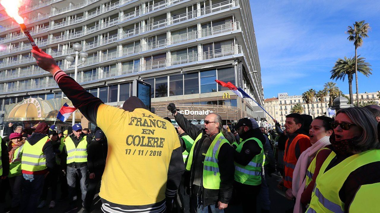 Jusqu'ici, les manifestations de « gilets jaunes » sont restées pacifiques à Nice