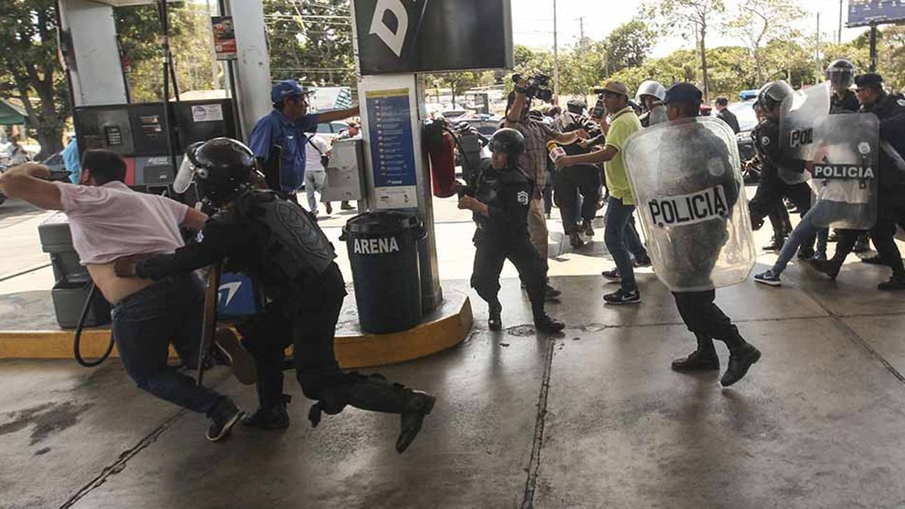 Samedi dernier à Managua, la police a encore interpellé une centaine de manifestants qui réclamaient la libération des prisonniers politiques