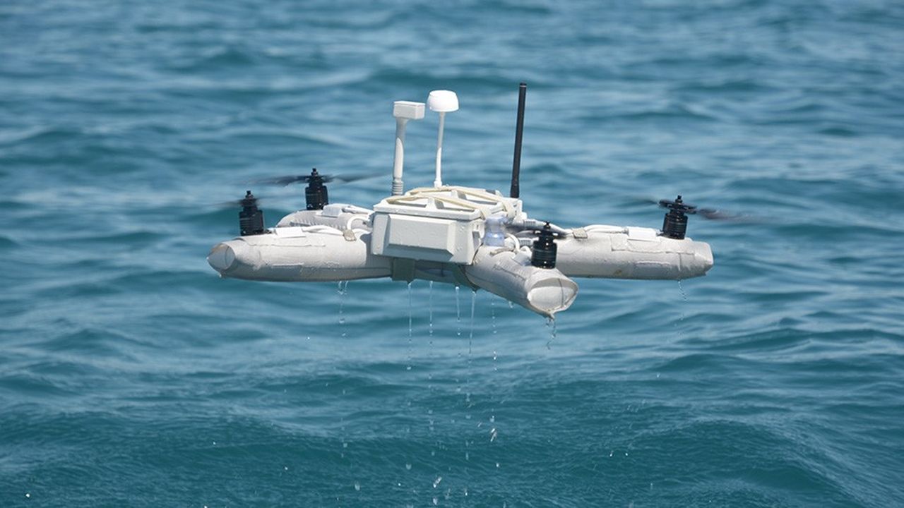 Repéré par les Forces Spéciales, la start up Diodon travaille sur un drone tout terrain, gonflable et amphibie