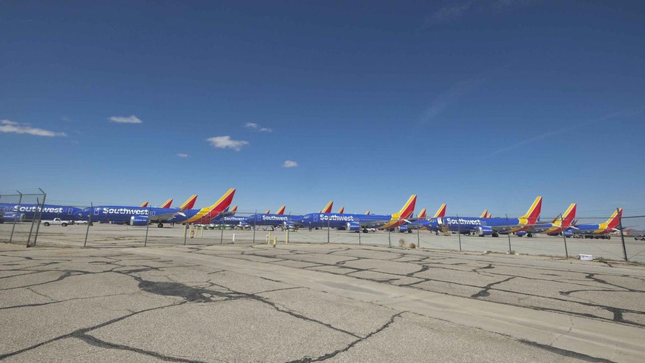Tous les Boeing 737 MAX sont cloués au sol depuis l'accident d'un appareil d'Ethiopian Airlines mi-mars