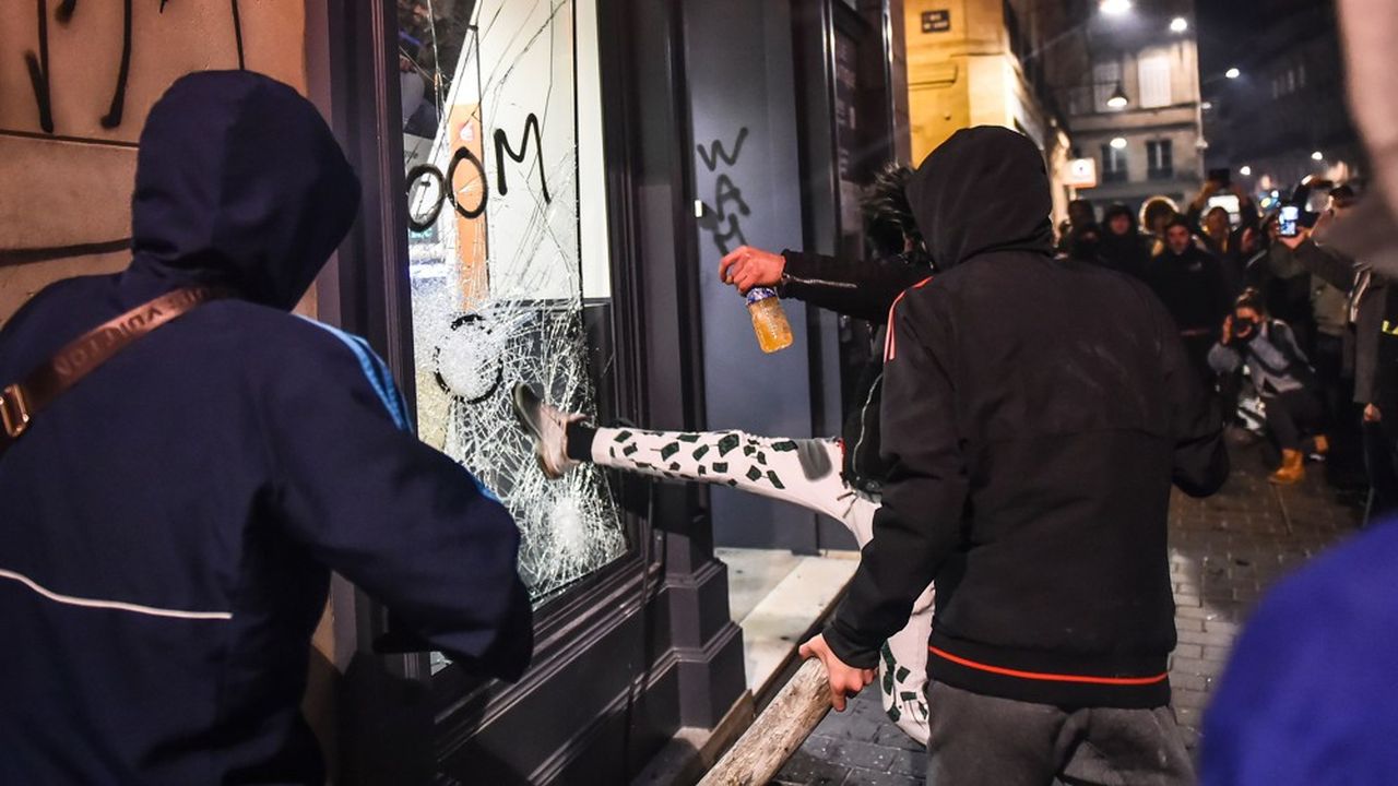 Une attaque de vitrine dans le centre de Bordeaux.