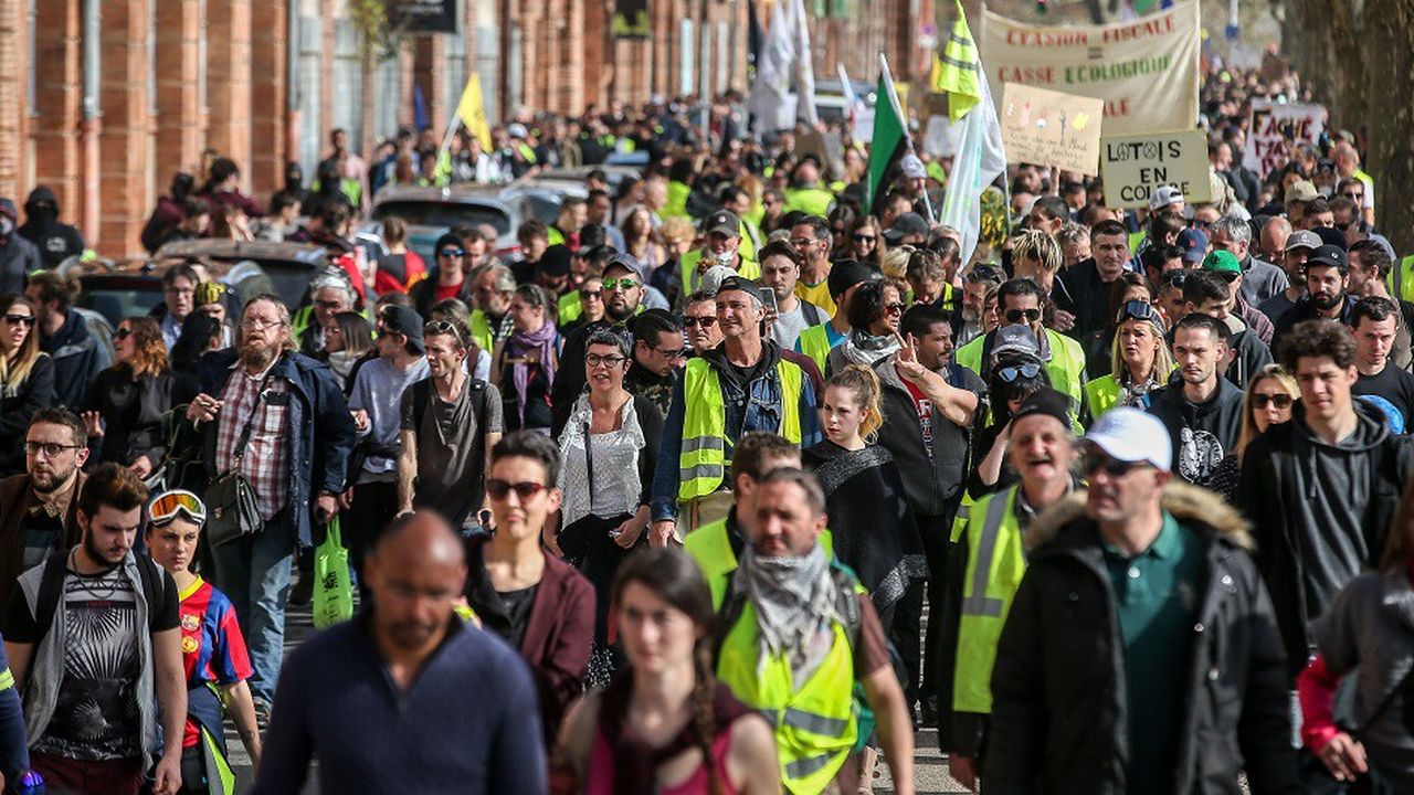 Manifestation de « gilets jaunes » à Toulouse, le 16 mars 2019