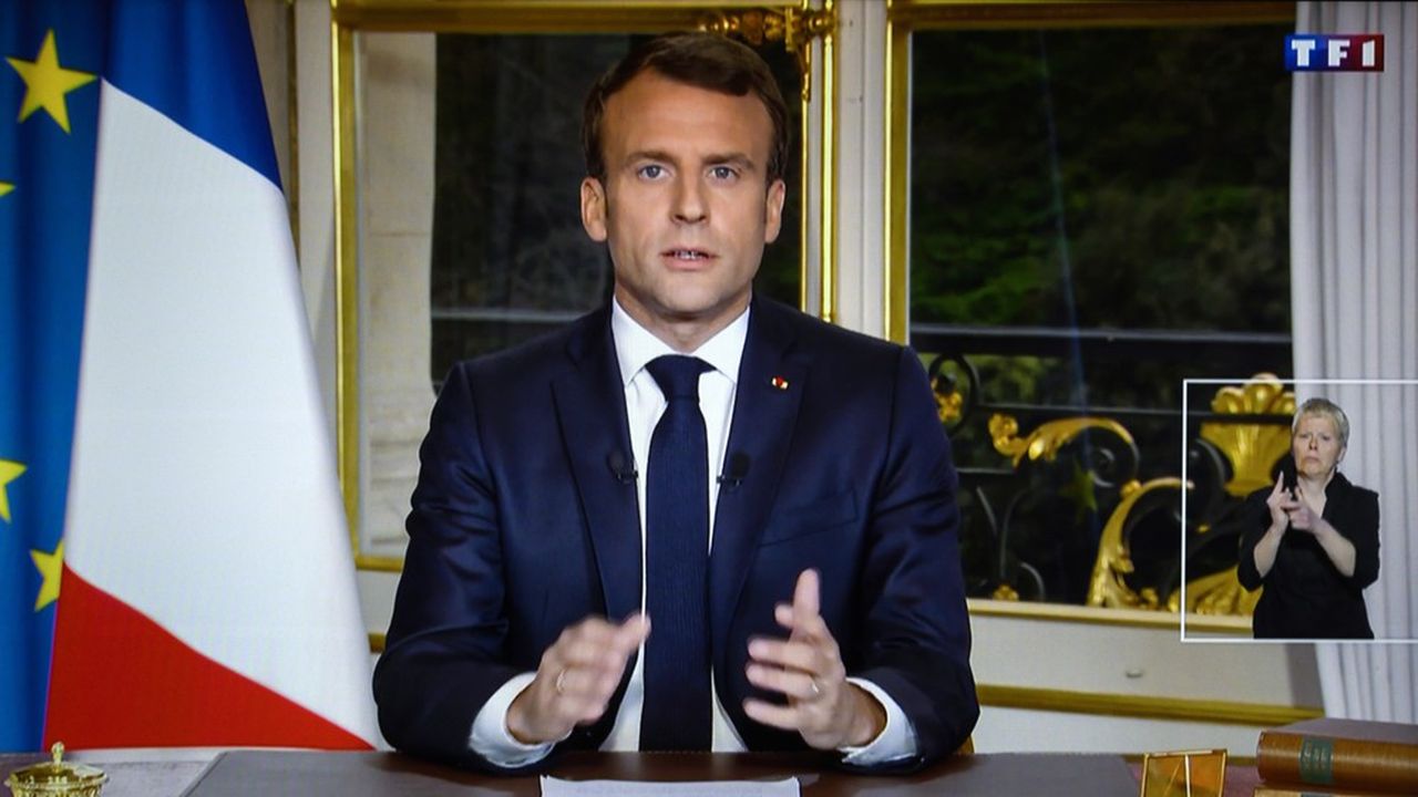 Emmanuel Macron s'est exprimé ce mardi, dans une courte adresse à la Nation.