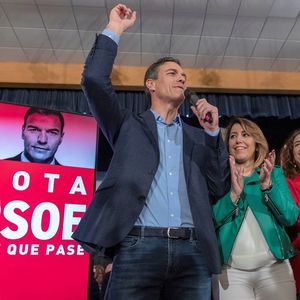 Meeting de campagne de Pedro Sanchez pour le PSOE, le 11 avril dernier à Séville.