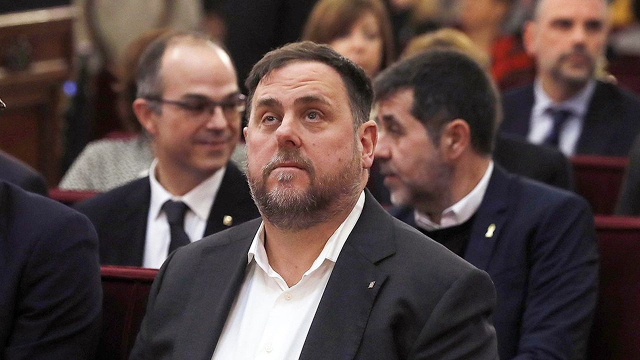 L'ancien vice-président de Catalogne, Oriol Junqueras, a été élu député dimanche alors qu'il se trouve actuellement en détention