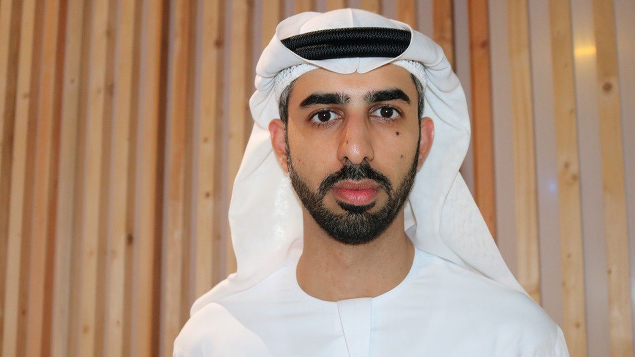 Omar Bin Sultan Al Olama, ministre de l'intelligence artificielle des Emirats Arabes Unis, a signé un accord de coopération avec la France au début de l'année.