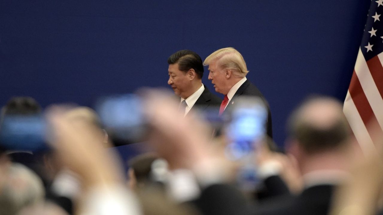 Donald Trump et le président chinois Xi Jinping