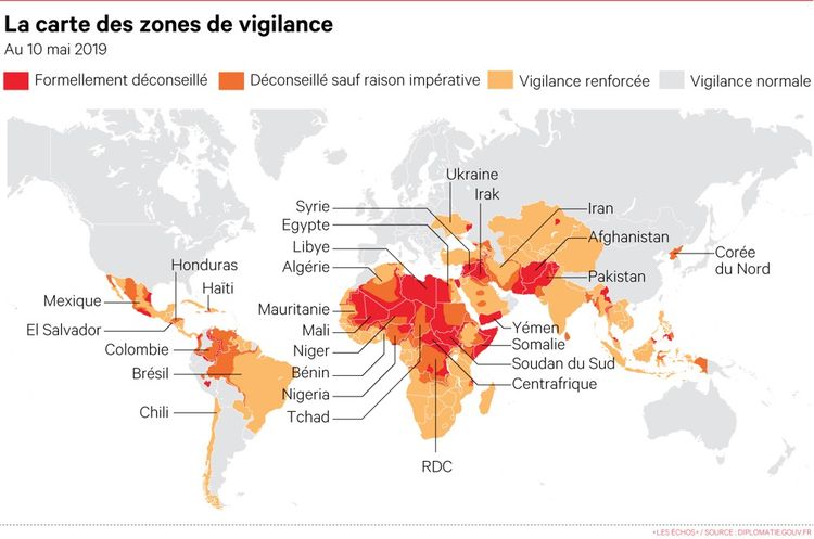 Zones Rouges Quels Pays Sont Considérés Comme Dangereux