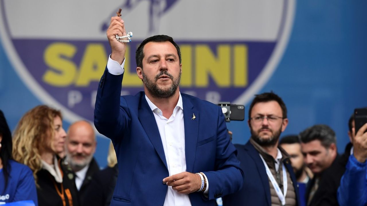 Marine Le Pen (Rassemblement national), les chefs de l'AfD allemande, des Vrais Finlandais ou le néerlandais Geert Wilders étaient à Milan aux côtés de Matteo Salvini.