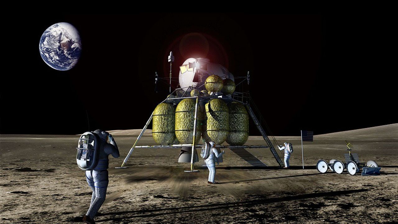 Le retour des astronautes américains sur la Lune est prévu pour 2024.