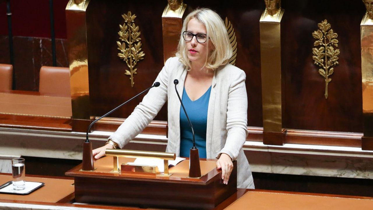Emilie Chalas, députée LREM de l'Isère, rapporteure du projet de loi de réforme de la Fonction publique