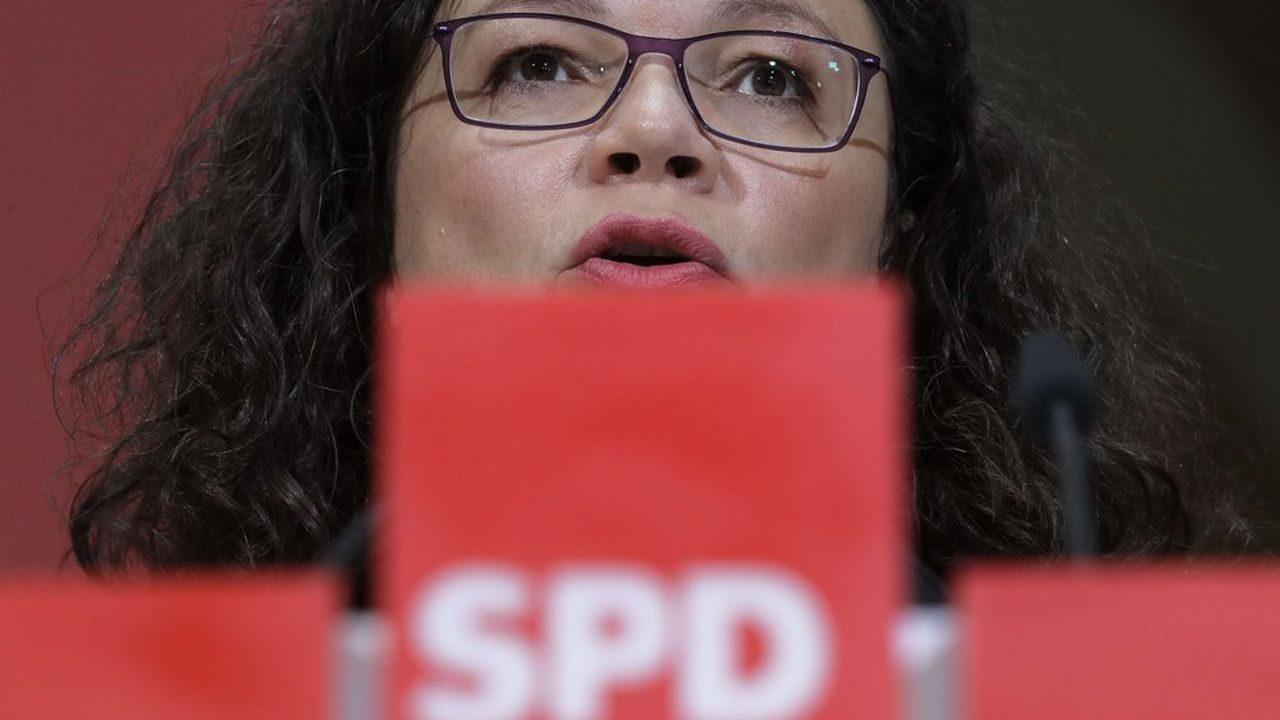 Alors que le parti a déjà subi plusieurs humiliations, notamment en Bavière et en Hesse l'automne dernier, Andrea Nahles pourra-t-elle encore se maintenir à la tête du SPD ?