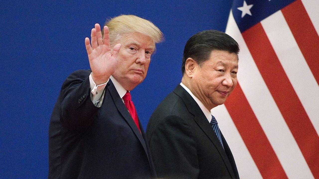 Le président des Etats-Unis Donald Trump et le dirigeant chinois Xi Jinping.