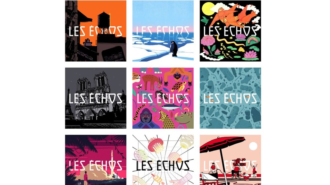 Les logos des « Echos »