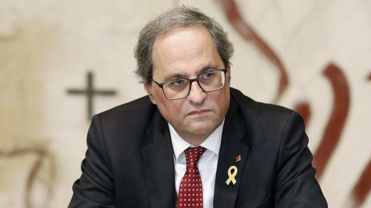 Le président catalan Quim Torra réaffirme la solidité de l'économie catalane et la sécession comme seule voie
