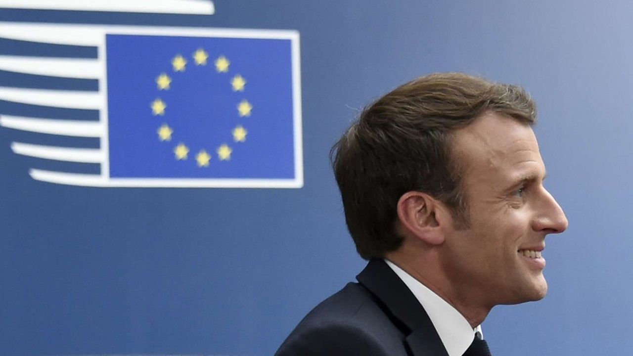 Le président de la République Emmanuel Macron au sommet européen, à Bruxelles, le 28 mai dernier.